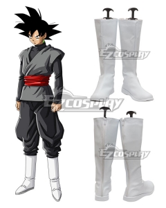 Dragon Ball Super Goku Black White Shoes Cosplay Boots