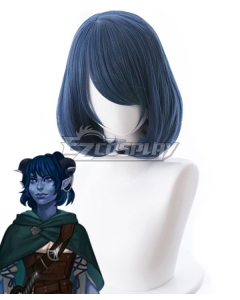 Critical Role Jester Lavorre Blue Cosplay Wig - 482A