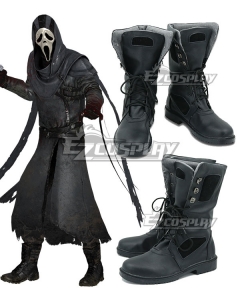 Dead by Daylight Danny "Jed Olsen" Johnson The Gost Face Ghostface Halloween Black Cosplay Shoes