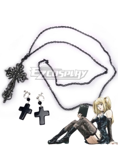 Death Note Misa Amane Punk Gothic Helloween Cosplay Accessory Prop