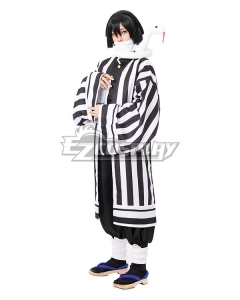 Demon Slayer: Kimetsu no Yaiba Obanai Iguro White Cosplay Costume