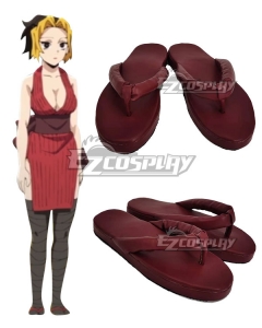 Demon Slayer: Kimetsu no Yaiba Season 2 Makio Red Cosplay Shoes