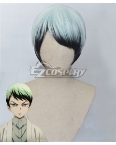 Demon Slayer: Kimetsu No Yaiba Yushirou Green Black Cosplay Wig