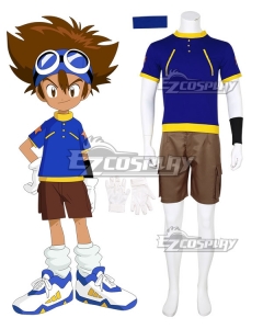 Digimon Adventure Digital Monster Tai Kamiya Taichi Yagami Cosplay Costume 