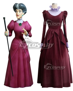 Disney Cinderella Lady Tremaine Wicked Stepmother Cosplay Costume