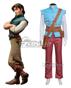 New！Enchanted Tangled Prince Flynn Rider Vest jacket uniform cosplay costume 