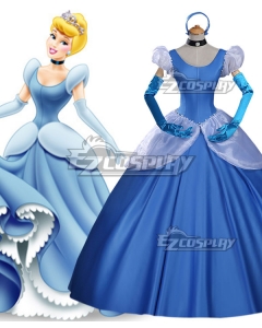 Disney Princess Cinderella Blue Dress ...