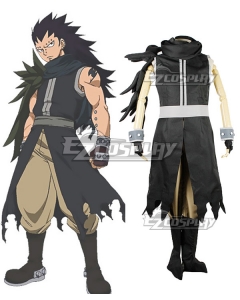 Fairy Tail Phantom Lord Dragon Slayer Gajeel Reitfox Cosplay Costume
