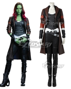 Marvel Guardians of the Galaxy Vol. 2  Movie Gamora Cosplay Costume - Including Boots