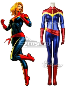 Marvel Captain Marvel Carol Danvers Cosplay Costume