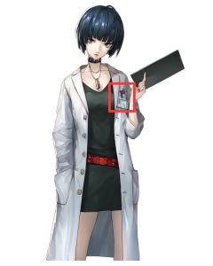 Persona 5 Tae Takemi Name Tag Cosplay Accessory Prop