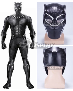 Marvel Black Panther 2018 Movie T'Challa Black Panther Mask Cosplay Accessory Prop