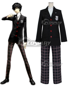 Persona 5 Protagonist Akira Kurusu Ren Amamiya Cosplay Costume - New Edition