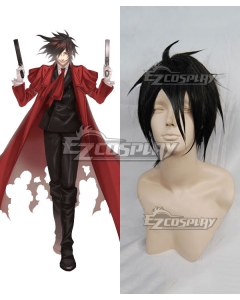 Anime Hellsing Ultimate Alucard Cosplay Costume Red Over Coat With Hat set