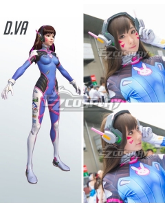 Overwatch OW D.Va DVa Hana Song Dark brown Cosplay Wig
