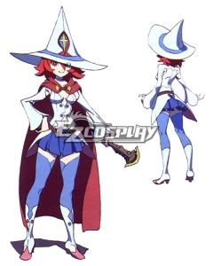 Little Witch Academia Shiny Chariot Red Cosplay Wig