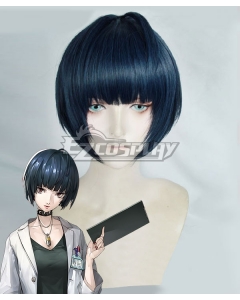 Persona 5 Tae Takemi Deep Blue Cosplay Wig 