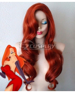 Who Framed Roger Rabbit Jessica Rabbit Brown Cosplay Wig