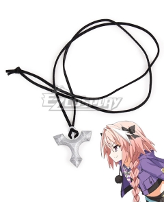 Fate Apocrypha Rider of Black Astolfo Necklace Cosplay Accessory Prop