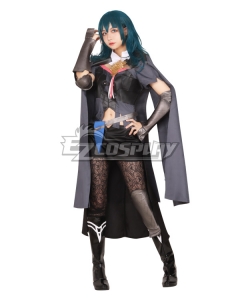 ThreeHouses Byleth Women Shoes Halloween Cosplay Black Boots Fire Emblem