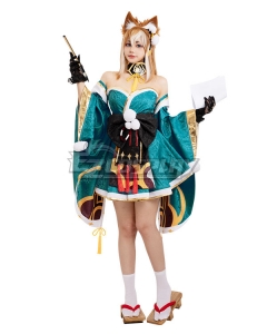 Genshin Impact Ms Hina Gorou Female Original Dress Cosplay Costume