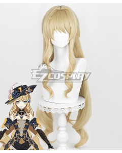 Genshin Impact Unknown blonde character Golden Cosplay Wig