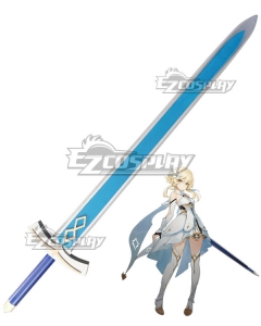 Genshin Impact Player Female Traveler Sword Cosplay Weapon Prop