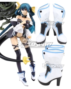 Guilty Gear Dizzy Silver Shoes Cosplay Boots