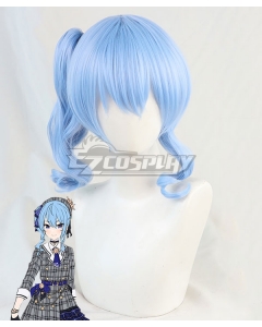 Hololive Vtuber Hoshimachi Suisei Blue Cosplay Wig
