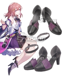 Honkai: Star Rail Asta Black Cosplay Shoes
