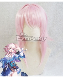 Honkai: Star Rail Marth 7th Pink Cosplay Wig