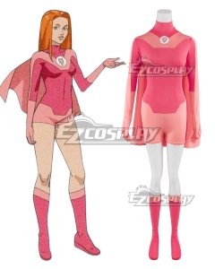 Details about   Invincible Comics Cosplay Superhero Atom Eve Costume Stretchable Cotton Jumpsuit