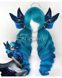 League Of Legends LOL Gwen Blue Cosplay Wig