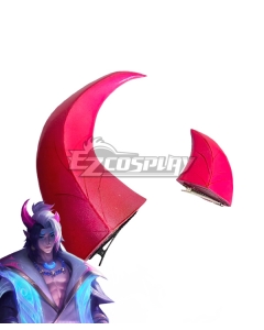 League of Legends LOL Spirit Blossom Aphelios Pink Headgear Angle Cosplay Accessory Prop