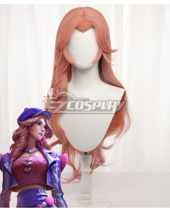 League of Legends LOL Valentine's Day 2023 Heartache Caitlyn Golden Cosplay Wig