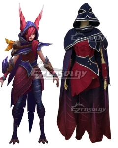 League of Legends LOL Xayah Cosplay Costume