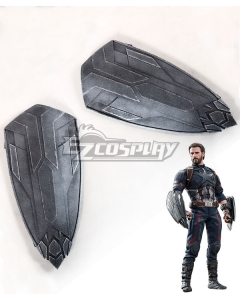 Marvel Avengers 3: Infinity War Captain America Steven Rogers Two Shield Cosplay Weapon Prop