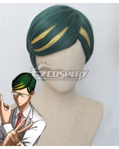  My Hero Academia Mirai Sasaki  Sir Nighteye Green Cosplay Wig