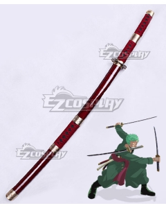 One Piece Roronoa Zoro Sandai Kitetsu Sword Scabbard Cosplay Weapon Prop