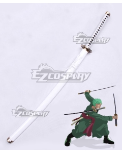 One Piece Roronoa Zoro Wado Ichimonji Sword Scabbard Cosplay Weapon Prop
