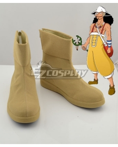 One Piece Usopp Yellow Shoes Cosplay Boots