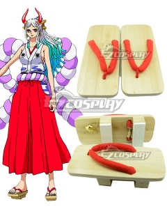 One Piece Yamato Brown Cosplay Shoes