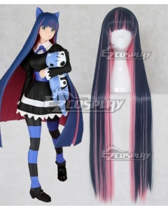 Panty And Stocking With Garterbelt Stocking Blue Pink Cosplay Wig