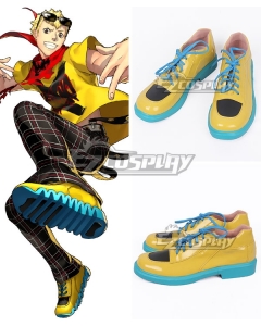 Persona 5: Dancing Star Night Ryuji Sakamoto Yellow Cosplay Shoes