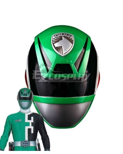 Power Rangers S.P.D. SPD Green Ranger Helmet Cosplay Accessory Prop