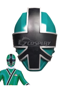 Power Rangers Samurai Green Samurai Ranger Helmet Cosplay Accessory Prop