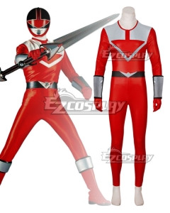 Power Rangers Time Force Time Force Red Cosplay Costume
