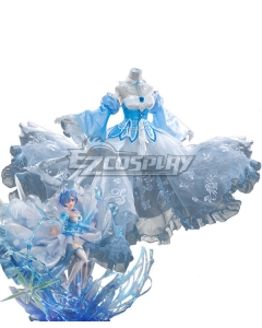 Re: Life In A DiffeRent World From Zero Rem Crystal Wedding Cosplay Costume