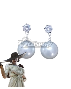 Resident Evil 8 Village Alcina Dimitrescu Vampire Lady Dimitrescu Earrings Cosplay Accessory Prop