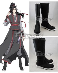 The Grandmaster of Demonic Cultivation Mo Dao Zu Shi Wei Wuxian Black Shoes Cosplay Boots